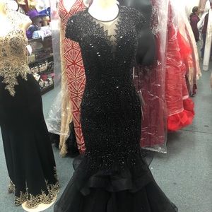 Black Plus Size Formal Dress
